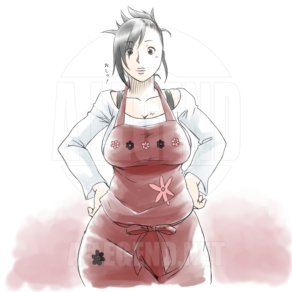 [イラスト] 奥さん （オリジナル：母娘どんぶり）