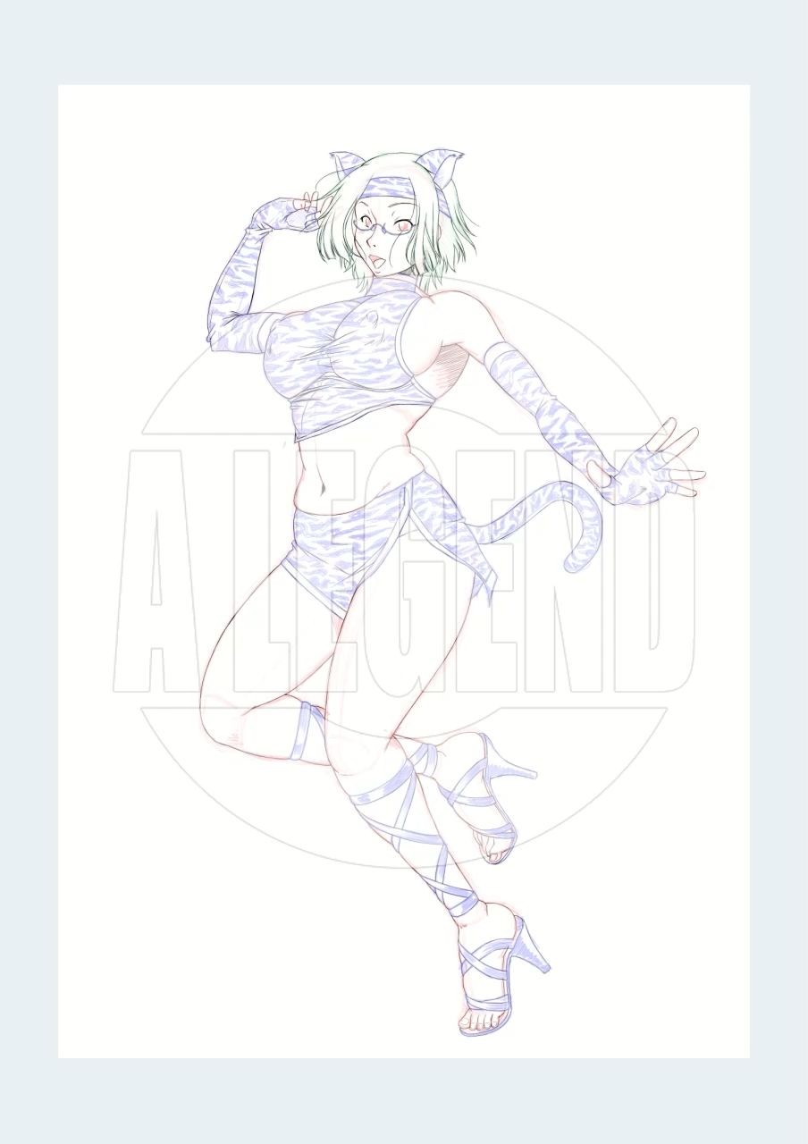 [日記] ＜イラスト制作＞寅年（オリジナル：干支ガール）