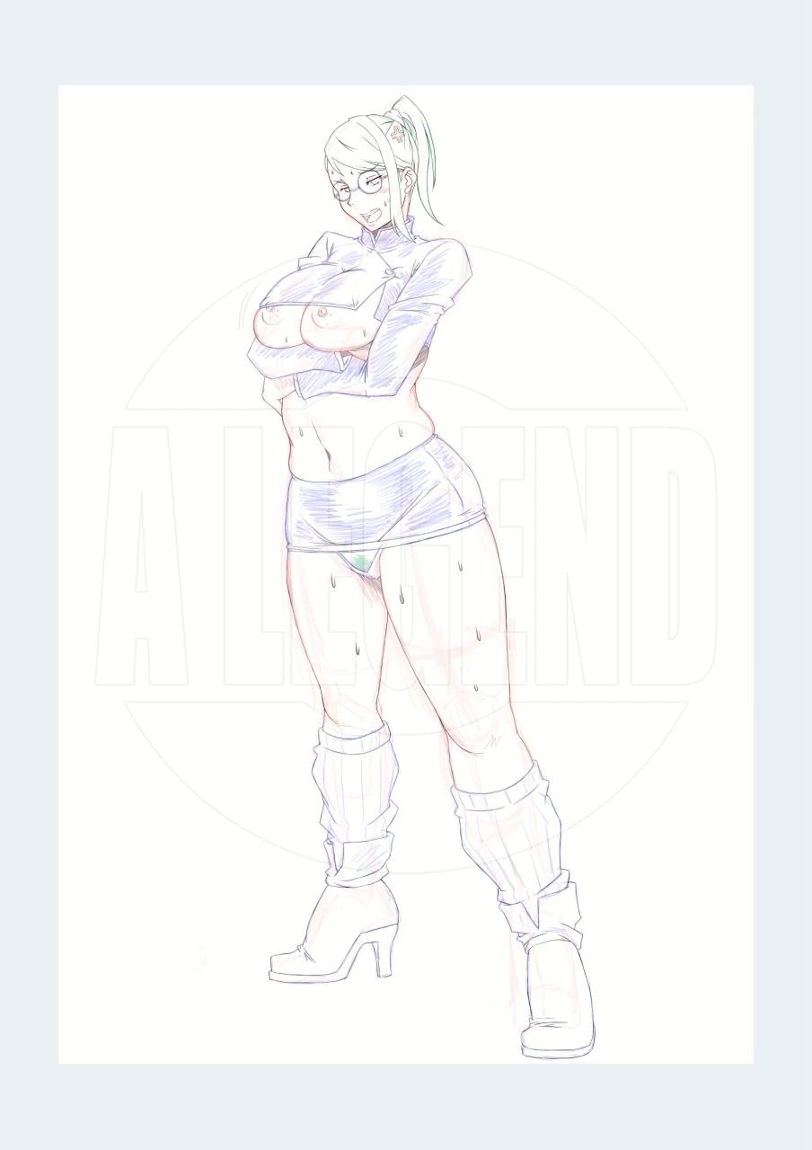 [日記]＜イラスト制作＞巨乳眼鏡呪術師JK（呪術廻戦）