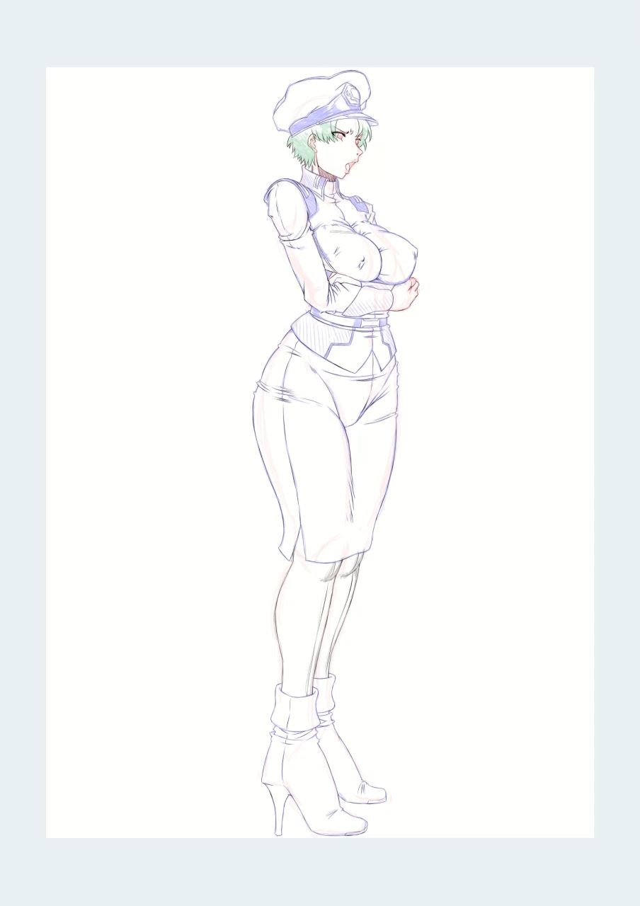 [日記]＜イラスト制作＞ツンデレ艦長②…（ガンダムSEED）