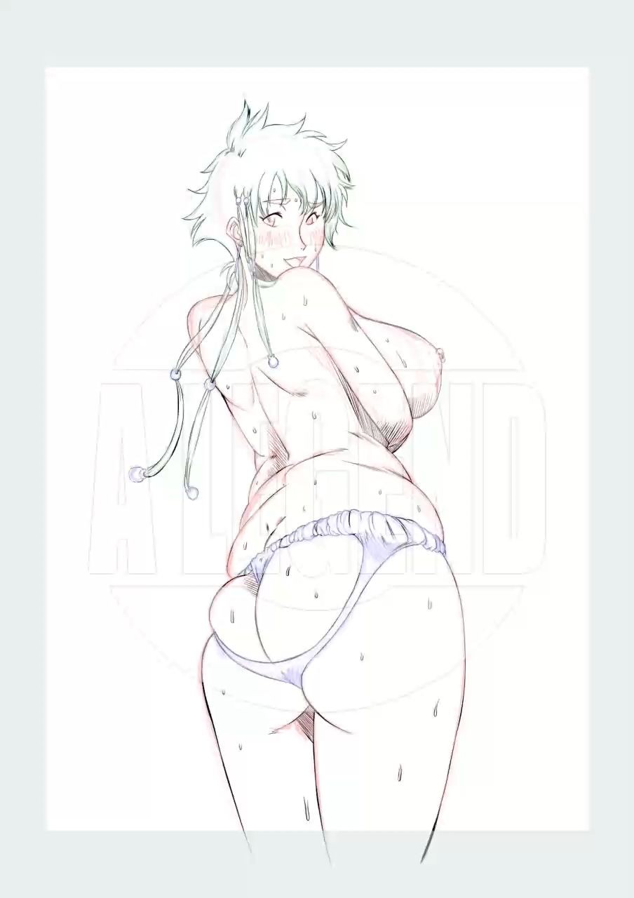 [日記]＜タイムラプス（線画）＞巨デカ巨尻痴女（BLEACH）