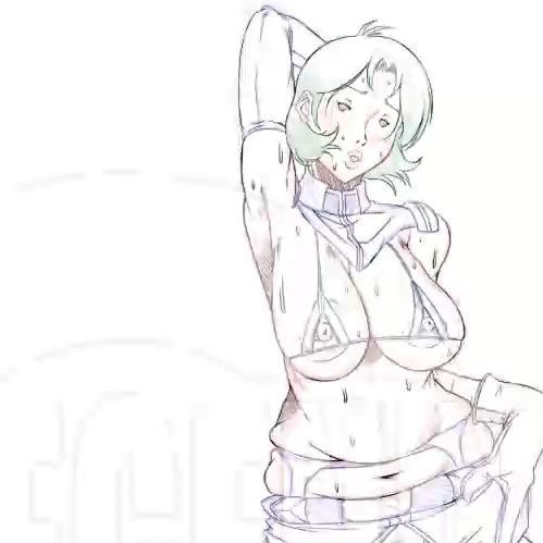 [日記]＜タイムラプス（線画）＞木馬慰安部隊隊長（機動戦士ガンダム）