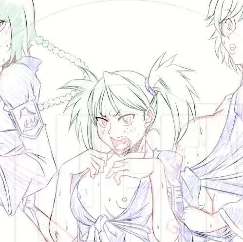 [日記]＜タイムラプス（線画）＞褌三人娘（BLEACH）